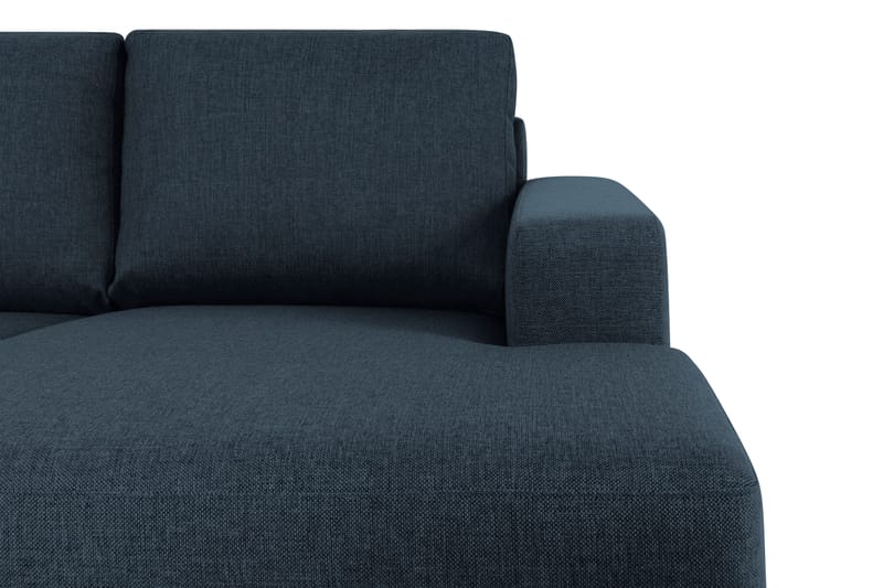 Crazy 4-sits Vänstervänd U-formad Large Soffa med Divan och Schäslong i Tyg - Blå - Möbler - Vardagsrum - Soffor - U-soffor