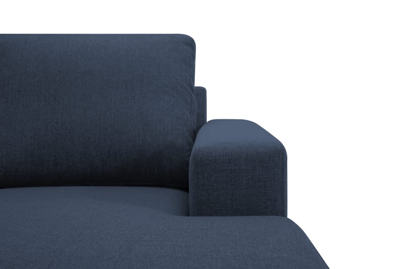 Crazy 4-sits Vänstervänd U-formad Large Soffa med Divan och Schäslong i Tyg - Blå - Möbler - Vardagsrum - Soffor - U-soffor