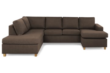Crazy 4-sits Vänstervänd U-formad Large Soffa med Divan och Schäslong i Tyg