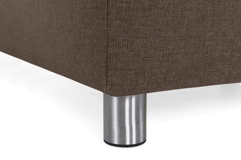 Crazy 4-sits Vänstervänd U-formad Large Soffa med Divan och Schäslong i Tyg - Brun - Möbler - Vardagsrum - Soffor - U-soffor