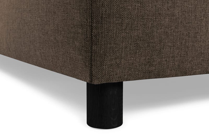 Crazy 4-sits Vänstervänd U-formad Large Soffa med Divan och Schäslong i Tyg - Brun - Möbler - Vardagsrum - Soffor - U-soffor