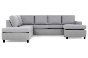 Crazy 4-sits Vänstervänd U-formad Large Soffa med Divan och Schäslong i Tyg