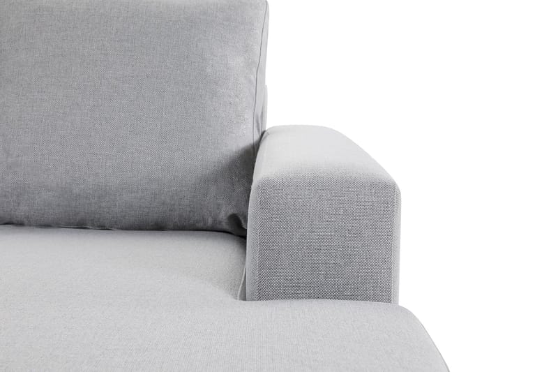 Crazy 4-sits Vänstervänd U-formad Large Soffa med Divan och Schäslong i Tyg - Grå - Möbler - Vardagsrum - Soffor - U-soffor