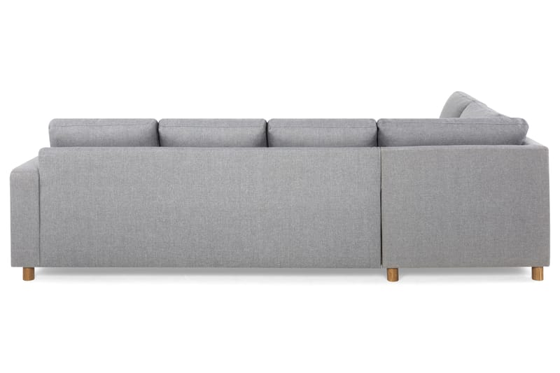 Crazy 4-sits Vänstervänd U-formad Large Soffa med Divan och Schäslong i Tyg - Grå - Möbler - Vardagsrum - Soffor - U-soffor