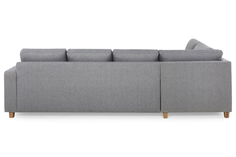 Crazy 4-sits Vänstervänd U-formad Large Soffa med Divan och Schäslong i Tyg - Grå - Möbler - Vardagsrum - Soffor - U-soffor
