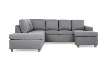 Crazy 4-sits Vänstervänd U-formad Large Soffa med Divan och Sch�äslong i Tyg