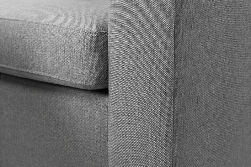 Crazy 4-sits Vänstervänd U-formad Large Soffa med Divan och Schäslong i Tyg - Grå - Möbler - Vardagsrum - Soffor - U-soffor