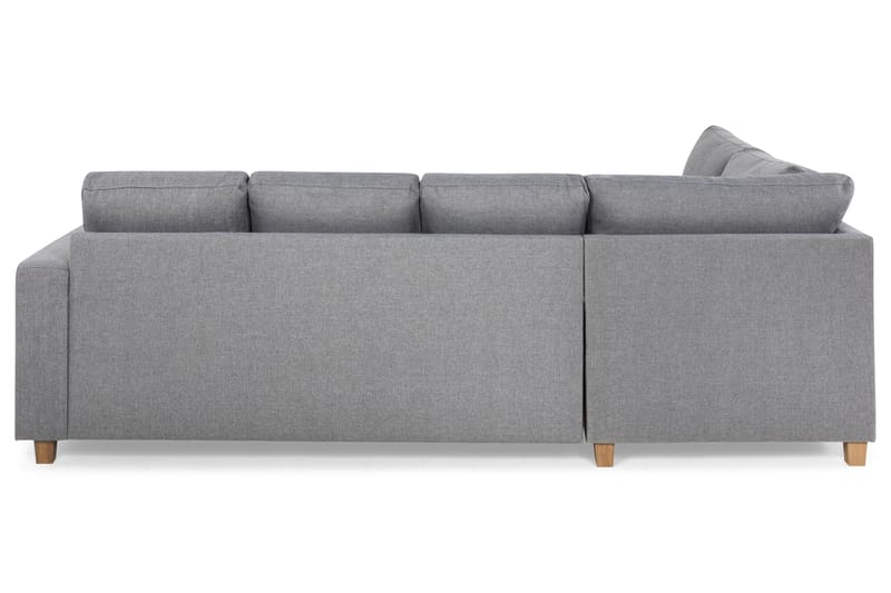 Crazy 4-sits Vänstervänd U-formad Large Soffa med Divan och Schäslong i Tyg - Grå - Möbler - Vardagsrum - Soffor - U-soffor