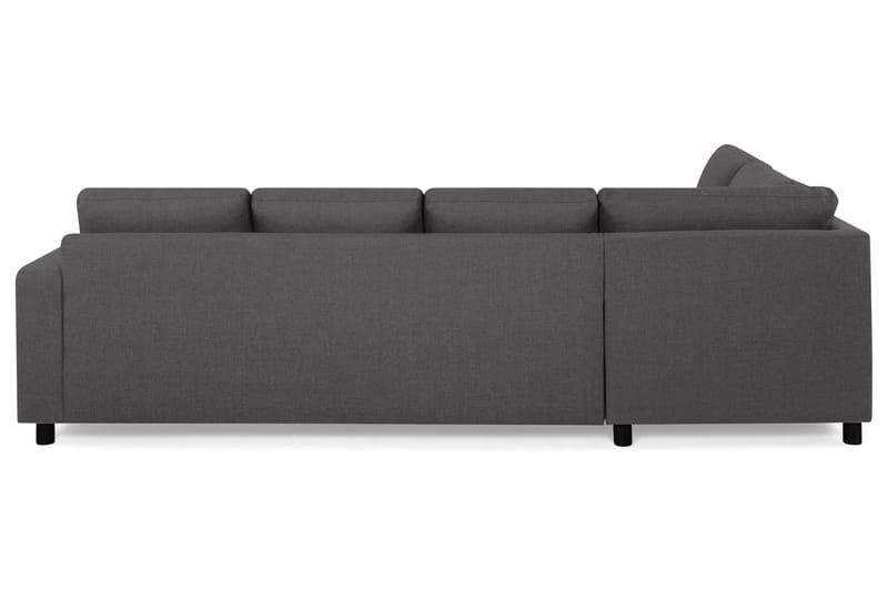 Crazy 4-sits Vänstervänd U-formad Large Soffa med Divan och Schäslong i Tyg - Mörkgrå - Möbler - Vardagsrum - Soffor - U-soffor
