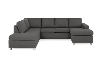Crazy 4-sits Vänstervänd U-formad Large Soffa med Divan och Schäslong i Tyg