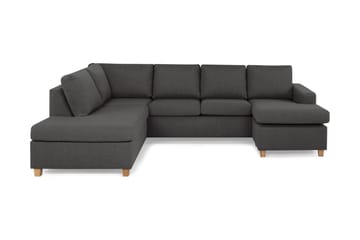 Crazy 4-sits Vänstervänd U-formad Large Soffa med Divan och Schäslong i Tyg