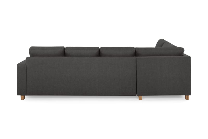 Crazy 4-sits Vänstervänd U-formad Large Soffa med Divan och Schäslong i Tyg - Mörkgrå - Möbler - Vardagsrum - Soffor - U-soffor