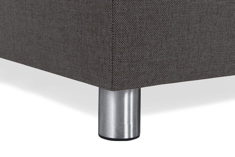 Crazy 4-sits Vänstervänd U-formad Small Soffa med Divan och Schäslong i Tyg - Mörkgrå - Möbler - Vardagsrum - Soffor - U-soffor