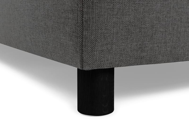 Crazy 4-sits Vänstervänd U-formad Small Soffa med Divan och Schäslong i Tyg - Mörkgrå - Möbler - Vardagsrum - Soffor - U-soffor