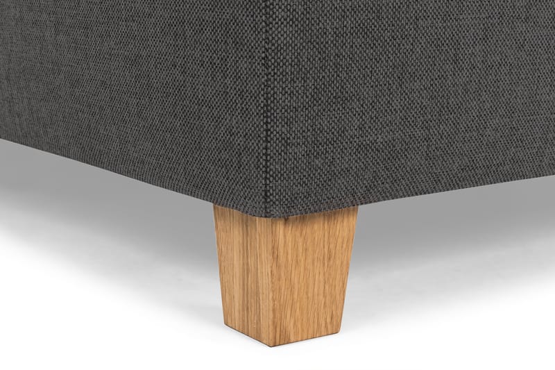 Crazy 4-sits Vänstervänd U-formad Small Soffa med Divan och Schäslong i Tyg - Mörkgrå - Möbler - Vardagsrum - Soffor - U-soffor