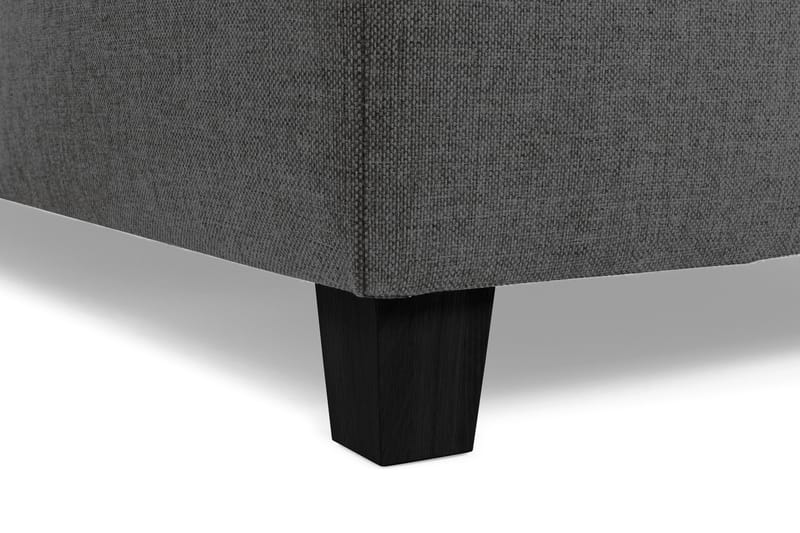 Crazy 4-sits Vänstervänd U-formad Small Soffa med Divan och Schäslong i Tyg - Mörkgrå - Möbler - Vardagsrum - Soffor - U-soffor