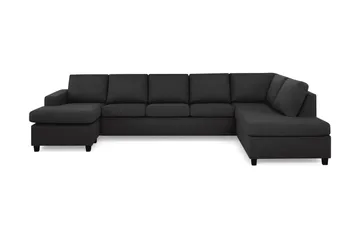 Crazy 5-sits Högervänd U-formad X-Large Soffa med Divan och Schäslong i Tyg