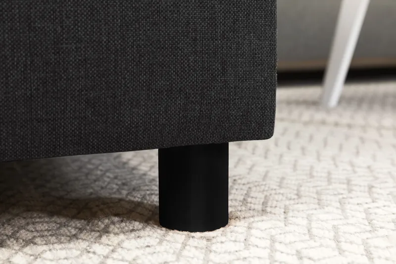 Crazy 5-sits Högervänd U-formad X-Large Soffa med Divan och Schäslong i Tyg - Antracit - Möbler - Vardagsrum - Soffor - U-soffor