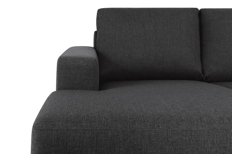 Crazy 5-sits Högervänd U-formad X-Large Soffa med Divan och Schäslong i Tyg - Antracit - Möbler - Vardagsrum - Soffor - U-soffor