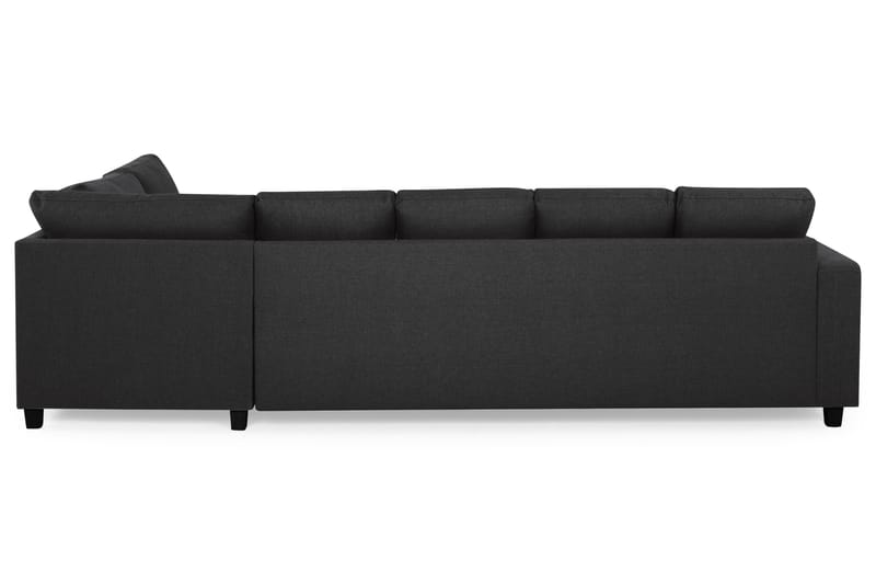 Crazy 5-sits Högervänd U-formad X-Large Soffa med Divan och Schäslong i Tyg - Antracit - Möbler - Vardagsrum - Soffor - U-soffor