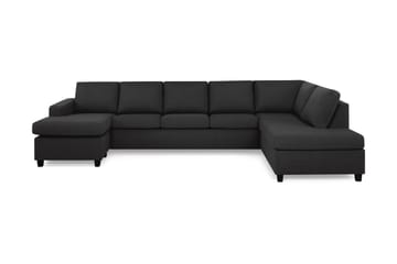 Crazy 5-sits Högervänd U-formad X-Large Soffa med Divan och Schäslong i Tyg