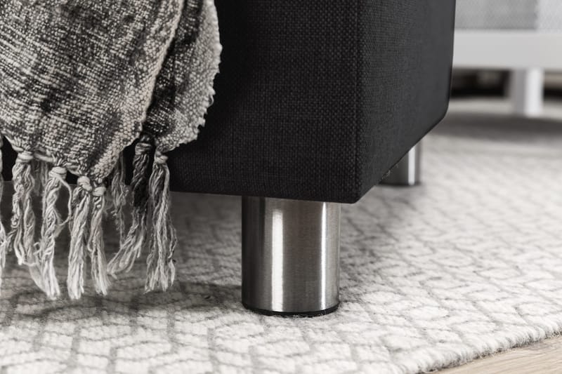 Crazy 5-sits Högervänd U-formad X-Large Soffa med Divan och Schäslong i Tyg - Antracit - Möbler - Vardagsrum - Soffor - U-soffor