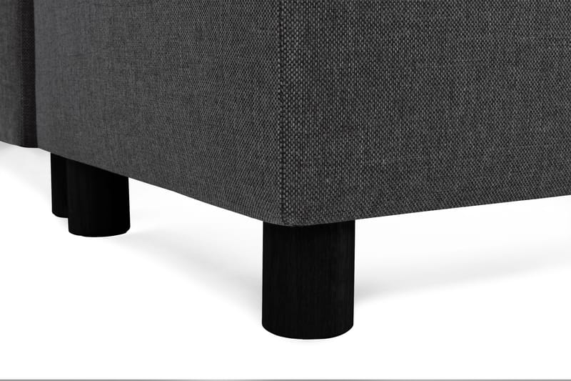 Crazy 5-sits Högervänd U-formad X-Large Soffa med Divan och Schäslong i Tyg - Antracit - Möbler - Vardagsrum - Soffor - U-soffor