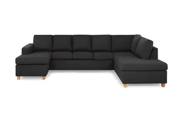 Crazy 5-sits Högervänd U-formad X-Large Soffa med Divan och Schäslong i Tyg