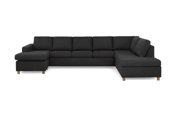 Crazy 5-sits Högervänd U-formad X-Large Soffa med Divan och Schäslong i Tyg