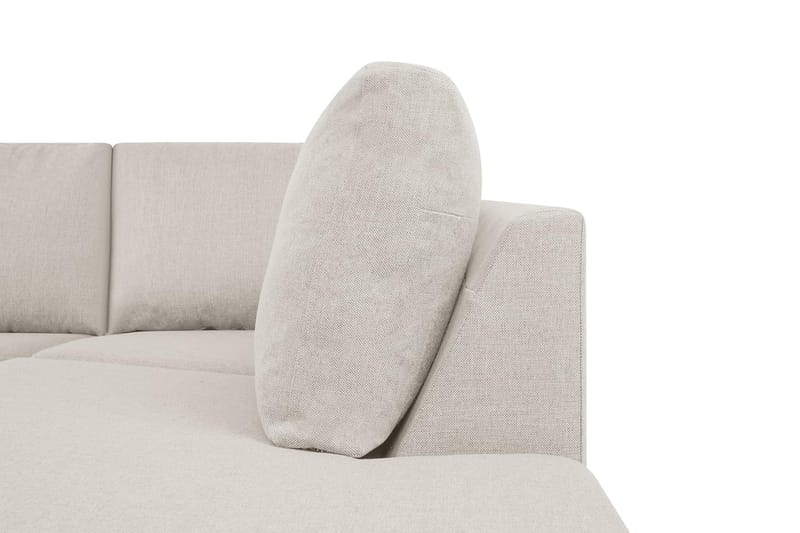 Crazy 5-sits Högervänd U-formad X-Large Soffa med Divan och Schäslong i Tyg - Beige - Möbler - Vardagsrum - Soffor - U-soffor