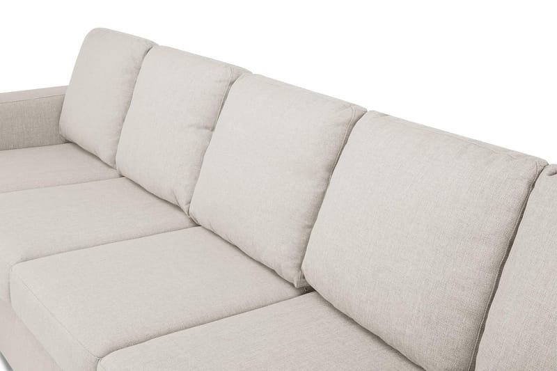 Crazy 5-sits Högervänd U-formad X-Large Soffa med Divan och Schäslong i Tyg - Beige - Möbler - Vardagsrum - Soffor - U-soffor