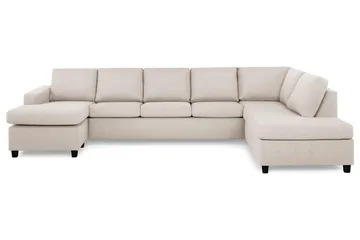 Crazy 5-sits Högervänd U-formad X-Large Soffa med Divan och Schäslong i Tyg