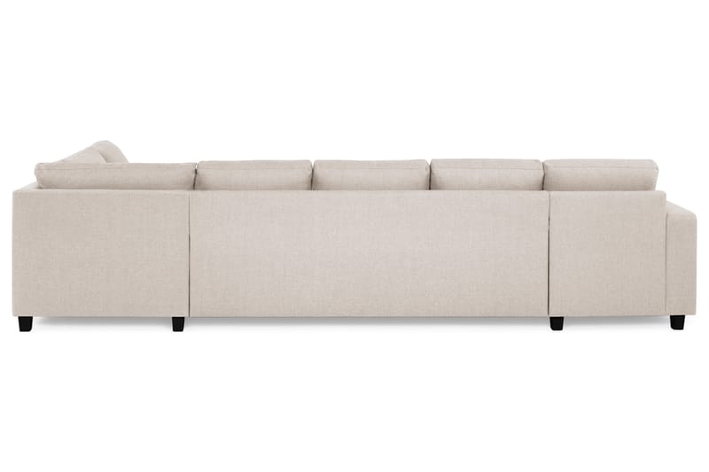 Crazy 5-sits Högervänd U-formad X-Large Soffa med Divan och Schäslong i Tyg - Beige - Möbler - Vardagsrum - Soffor - U-soffor