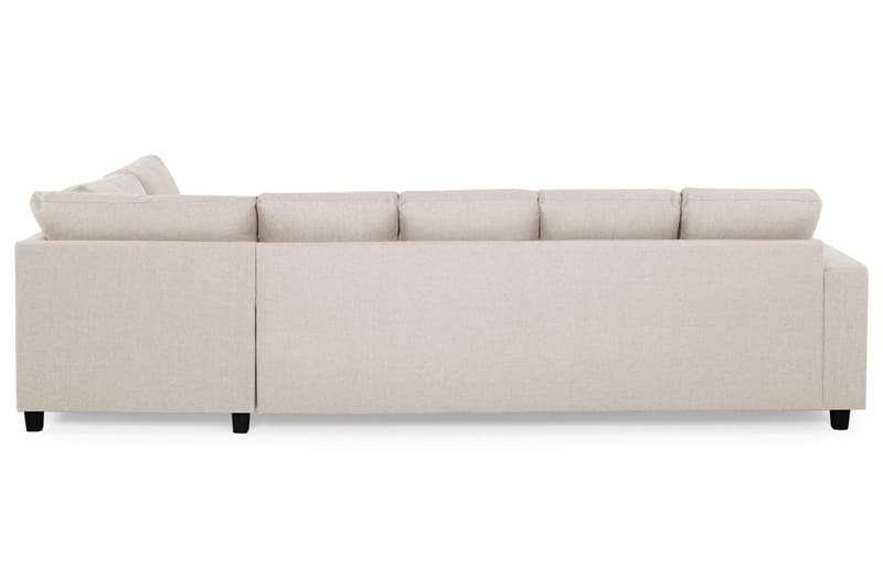 Crazy 5-sits Högervänd U-formad X-Large Soffa med Divan och Schäslong i Tyg - Beige - Möbler - Vardagsrum - Soffor - U-soffor