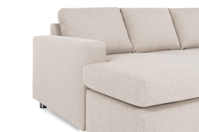 Crazy 5-sits Högervänd U-formad X-Large Soffa med Divan och Schäslong i Tyg - Beige - Möbler - Vardagsrum - Soffor - U-soffor