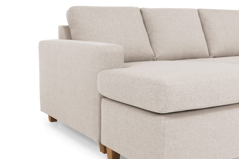Crazy 5-sits Högervänd U-formad X-Large Soffa med Divan och Schäslong i Tyg - Beige - Möbler - Vardagsrum - Soffor - U-soffor