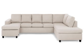 Crazy 5-sits Högervänd U-formad X-Large Soffa med Divan och Schäslong i Tyg