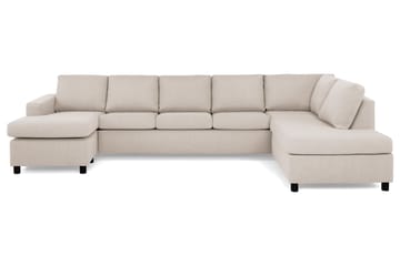 Crazy 5-sits Högervänd U-formad X-Large Soffa med Divan och Schäslong i Tyg