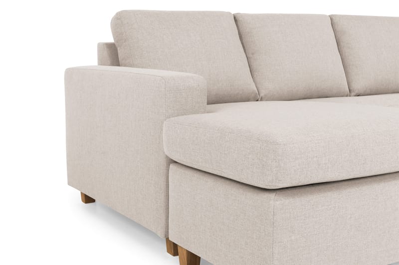 Crazy 5-sits Högervänd U-formad X-Large Soffa med Divan och Schäslong i Tyg - Beige - Möbler - Vardagsrum - Soffor - U-soffor