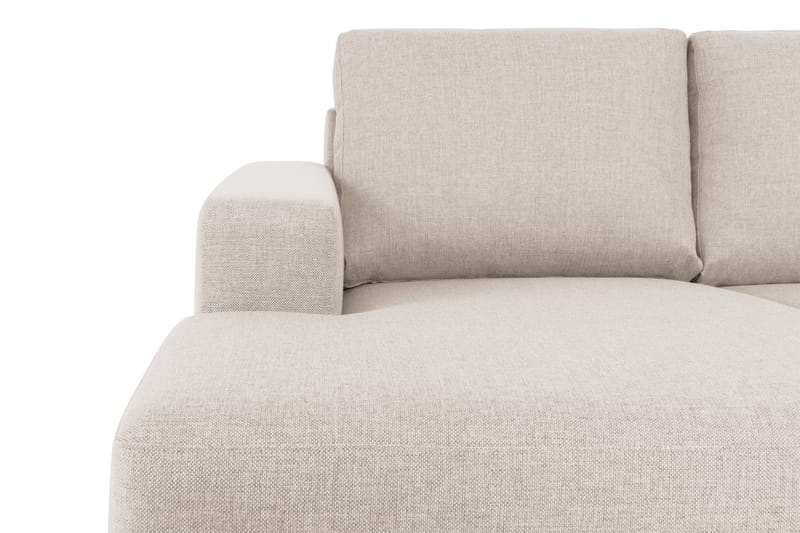 Crazy 5-sits Högervänd U-formad X-Large Soffa med Divan och Schäslong i Tyg - Beige - Möbler - Vardagsrum - Soffor - U-soffor