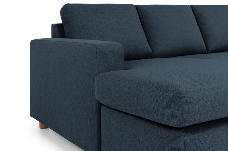 Crazy 5-sits Högervänd U-formad X-Large Soffa med Divan och Schäslong i Tyg - Blå - Möbler - Vardagsrum - Soffor - U-soffor