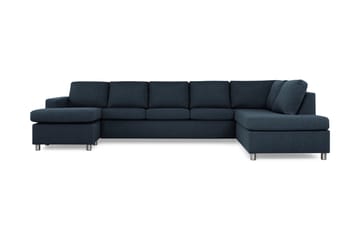 Crazy 5-sits Högervänd U-formad X-Large Soffa med Divan och Schäslong i Tyg