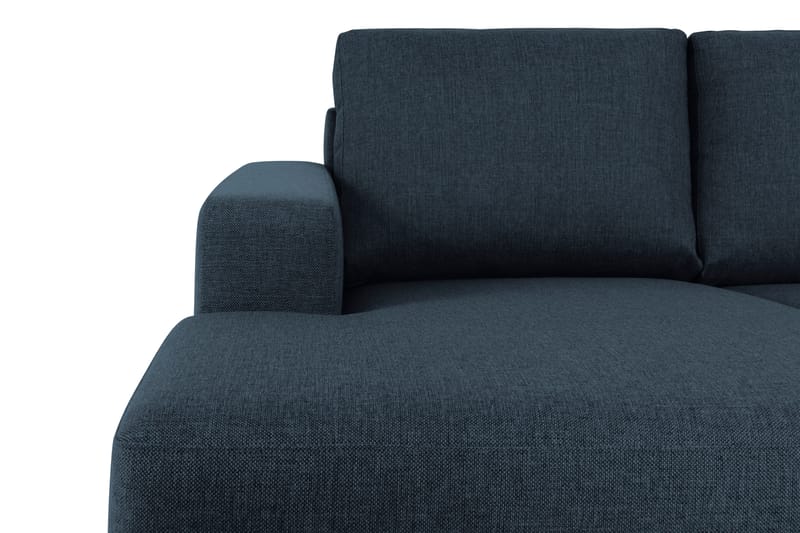 Crazy 5-sits Högervänd U-formad X-Large Soffa med Divan och Schäslong i Tyg - Blå - Möbler - Vardagsrum - Soffor - U-soffor