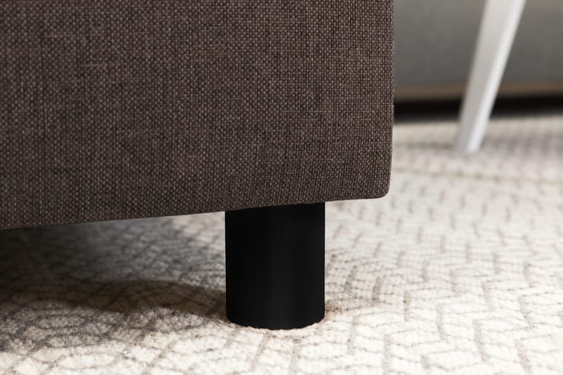 Crazy 5-sits Högervänd U-formad X-Large Soffa med Divan och Schäslong i Tyg - Brun - Möbler - Vardagsrum - Soffor - U-soffor