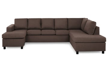Crazy 5-sits Högervänd U-formad X-Large Soffa med Divan och Schäslong i Tyg