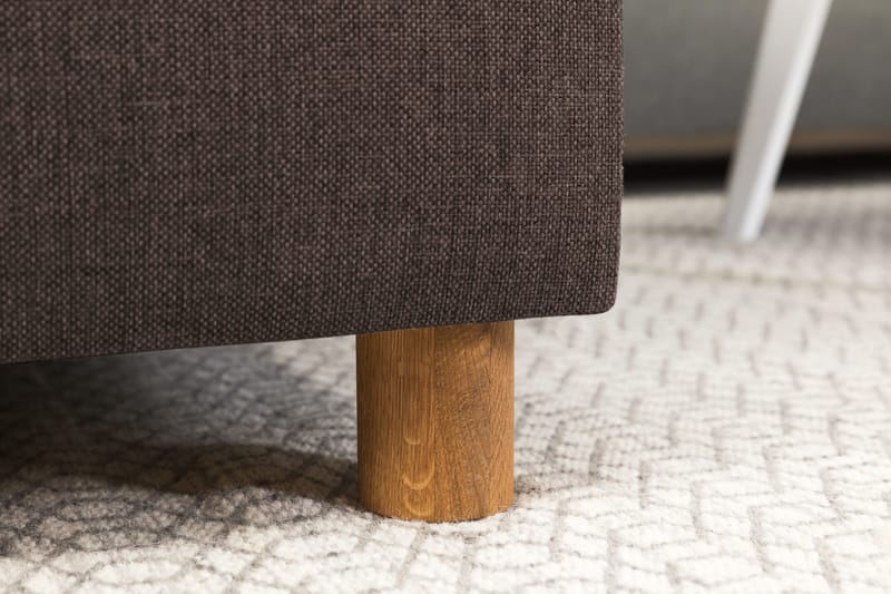 Crazy 5-sits Högervänd U-formad X-Large Soffa med Divan och Schäslong i Tyg - Brun - Möbler - Vardagsrum - Soffor - U-soffor