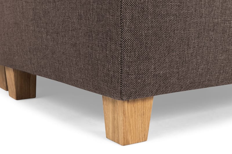 Crazy 5-sits Högervänd U-formad X-Large Soffa med Divan och Schäslong i Tyg - Brun - Möbler - Vardagsrum - Soffor - U-soffor