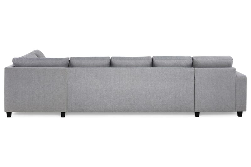 Crazy 5-sits Högervänd U-formad X-Large Soffa med Divan och Schäslong i Tyg - Grå - Möbler - Vardagsrum - Soffor - U-soffor
