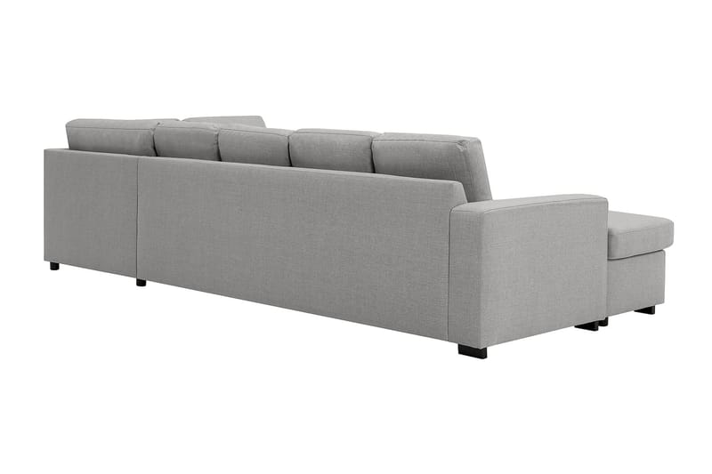 Crazy 5-sits Högervänd U-formad X-Large Soffa med Divan och Schäslong i Tyg - Grå - Möbler - Vardagsrum - Soffor - U-soffor