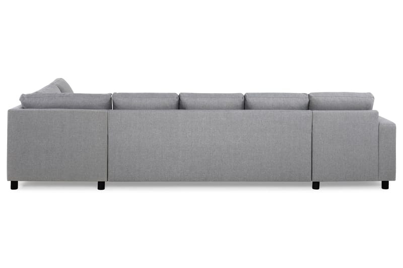 Crazy 5-sits Högervänd U-formad X-Large Soffa med Divan och Schäslong i Tyg - Grå - Möbler - Vardagsrum - Soffor - U-soffor